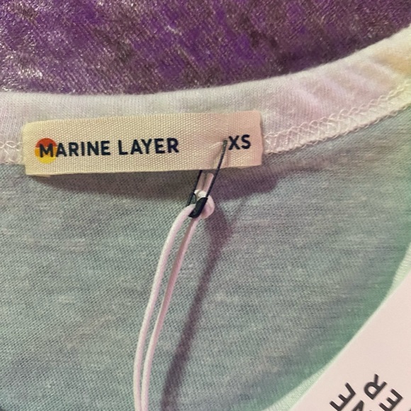 Marine Layer Seafoam Hatters Ringer T Shirt - Picture 12 of 14